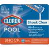 imageClorox PoolampampSpa Shock Clear for Crystal Clear Swimming Pool Water Swimready in 15 minutes Suitable for vinyl pools 12Pack12 Pack
