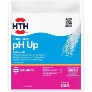 imageHTH 67058 Swimming Pool Care pH Up Raises pH Swimming Pool Chemical 4 Lbs