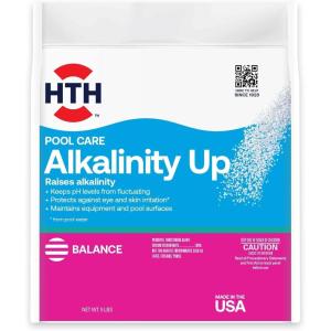 imageHTH 67060 Swimming Pool Care Alkalinity Up Raises Alkalinity Swimming Pool Chemical Stabilizes pH Fluctuation 5 Lbs