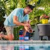 imageClorox PoolampampSpa Swimming Pool 3Way Water Test Kit Accurately Measures Bromine Chlorine and pH Levels Pack of 1Blue