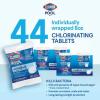imageClorox PoolampampSpa XtraBlue 3 Swimming Pool Chlorinating Tablets 44 Individually Wrapped Tablets Kills Bacteria ampamp Stops Algae 165 LB