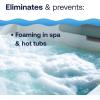 imageHTH Spa 86116 Defoamer Spa ampamp Hot Tub Chemical Eliminates Foaming Softens Water 16 ozDefoamer