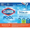 imageClorox PoolampampSpa Shock XTRABLUE Plus Kills Bacteria ampamp Algae in Swimming Pools SwimReady in 15 Minutes 12Pack12 Pack