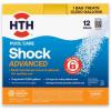 imageHTH 52037R Pool Care Shock Advanced Swimming Pool Chemical  Cal Hypo Formula Prevents Bacteria ampamp Algae Restores Crystal Clear Water  Shock Treatment 1lb 12 Pack12 Pack
