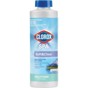 imageClorox PoolampampSpa SoftampampClear Maintains Clear Soft Water Reduces Spa Maintenance 32 Ounces Pack of 1