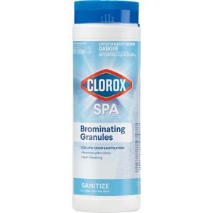 imageClorox PoolampampSpa Spa Brominating Granules for Low Odor Sanitization Restores Water Clarity in Hot Tubs and Spas 2 lb Pack of 1