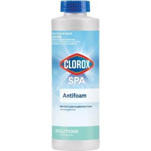 imageClorox PoolampampSpa Spa Water Antifoam Eliminates ampamp Prevents Foam in Spa Water Reduces Irritation 1 Quart Pack of 1