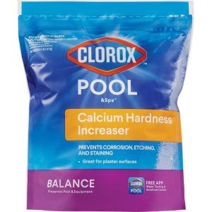 imageClorox PoolampampSpa Swimming Pool Calcium Hardness Increaser Prevents Corrosion Etching and Staining 4LB Pack of 11 Count Pack of 1