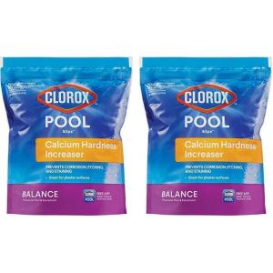 imageClorox PoolampampSpa Swimming Pool Calcium Hardness Increaser Prevents Corrosion Etching and Staining 4LB Pack of 11 Count Pack of 2