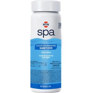 imageHTH Spa 86130 Clear chlorinating sanitizer Spa ampamp Hot Tub Chemical Controls Bacteria and Algae 125 lbs