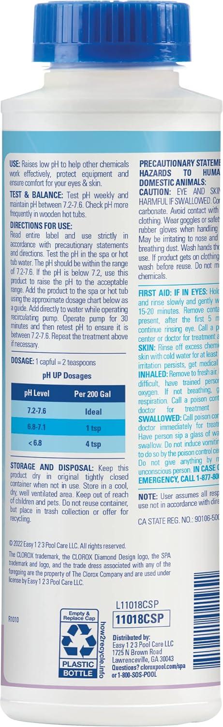 image:imageCLOROX PoolampSpa 10018CSP Spa PH Up Pool Balancer 18 oz18Ounce