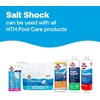 image:imageHTH 52047 Swimming Pool Care Salt Shock Stabilized Chlorinator 1 dose Treats 10000 gallons 5x12oz PacketsPack of 1