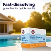 image:imageHTH 52047 Swimming Pool Care Salt Shock Stabilized Chlorinator 1 dose Treats 10000 gallons 5x12oz PacketsPack of 1