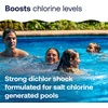image:imageHTH 52047 Swimming Pool Care Salt Shock Stabilized Chlorinator 1 dose Treats 10000 gallons 5x12oz PacketsPack of 6